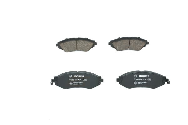 BOSCH Bremsensatz, Scheibenbremse ijf140vcl0 Vorderachse belüftet 255mm 23mm für OPEL DAEWOO FIAT LANCIA VAUXHALL CHEVROLET SAAB