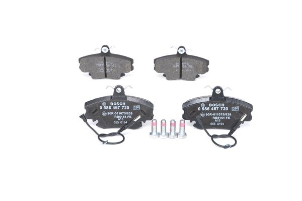BOSCH Bremsensatz, Scheibenbremse ijf140vgo4 Vorderachse belüftet 259mm 20mm für PEUGEOT CITROËN RENAULT DACIA