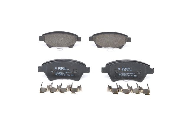 BOSCH Bremsensatz, Scheibenbremse ijf140vje4 Vorderachse belüftet 300mm 24mm für RENAULT