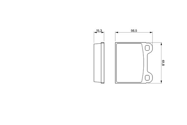 BOSCH Bremsensatz, Scheibenbremse ijf140vlc6 Vorderachse Voll 239mm 12mm für VW AUDI