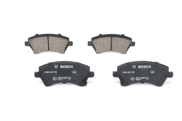 BOSCH Bremsensatz, Scheibenbremse ijf140whj2 Vorderachse belüftet 275mm 25mm für TOYOTA LEXUS
