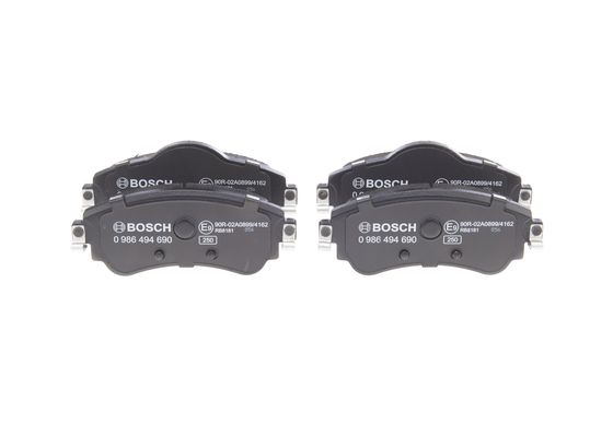BOSCH ijf140x0k2 Vorderachse belüftet 266mm 22mm für PEUGEOT CITROËN OPEL MG