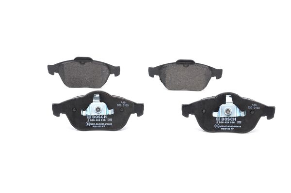 BOSCH Bremsensatz, Scheibenbremse ijf140x2z6 Vorderachse belüftet 308mm 28mm für RENAULT