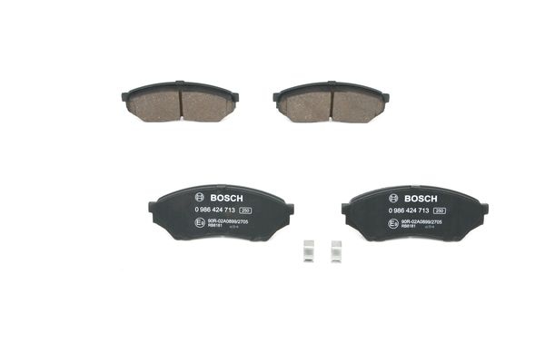 BOSCH Bremsensatz, Scheibenbremse ijf140xes0 Vorderachse belüftet 285mm 22mm für MITSUBISHI