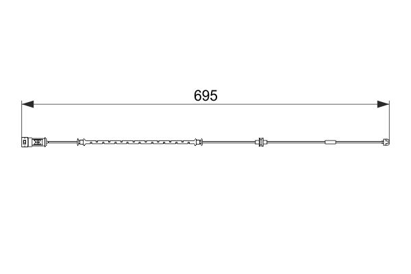 BOSCH Bremsensatz, Scheibenbremse ijf140xn30 Vorderachse belüftet 284mm 24mm für OPEL SAAB CHEVROLET VAUXHALL HOLDEN FIAT