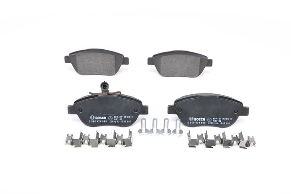 BOSCH Bremsensatz, Scheibenbremse ijf140xqb6 Vorderachse belüftet 283mm 22mm für PEUGEOT OPEL FIAT LANCIA ALFA ROMEO ABARTH VAUXHALL
