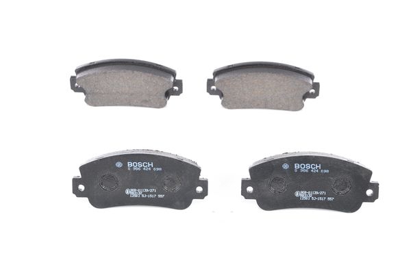 BOSCH Bremsensatz, Scheibenbremse ijf140y9m6 Vorderachse Voll 227mm 10mm für ALFA ROMEO FIAT LANCIA FSO SEAT