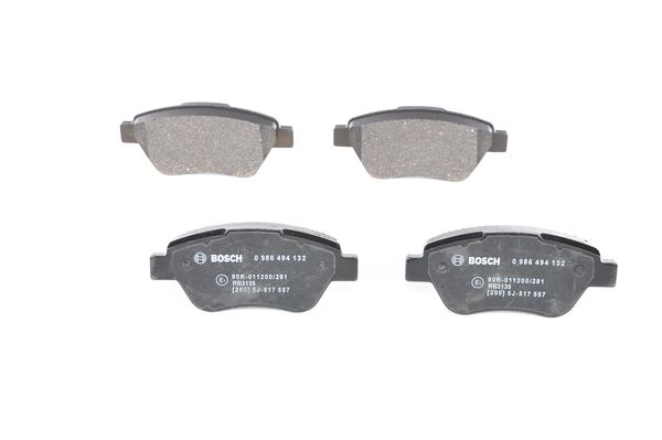 BOSCH Bremsensatz, Scheibenbremse ijf140yfk8 Vorderachse Innenbelüftet 257mm 20mm für FORD FIAT LANZ ALFA ROMEO LANCIA