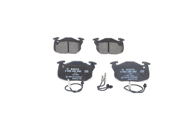 BOSCH Bremsensatz, Scheibenbremse ijf140yqa8 Vorderachse Voll 237mm 11mm für CITROËN PEUGEOT TALBOT DACIA RENAULT
