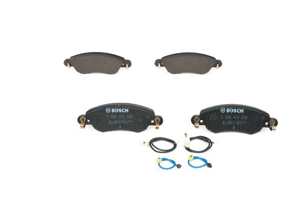 BOSCH ijf140z9p0 Vorderachse belüftet 266mm 22mm für PEUGEOT CITROËN OPEL VAUXHALL MG