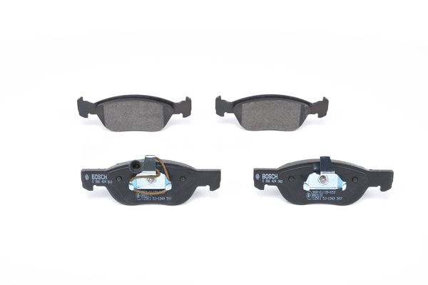 BOSCH Bremsensatz, Scheibenbremse ijf140zet8 Vorderachse Innenbelüftet 257mm 20mm für LANCIA LANZ ALFA ROMEO FIAT
