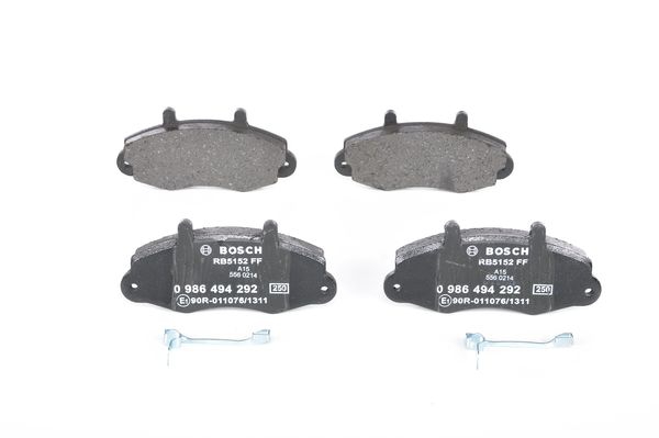 BOSCH Bremsensatz, Scheibenbremse ijf140zmz4 Vorderachse belüftet 270mm 24mm für FORD DAF