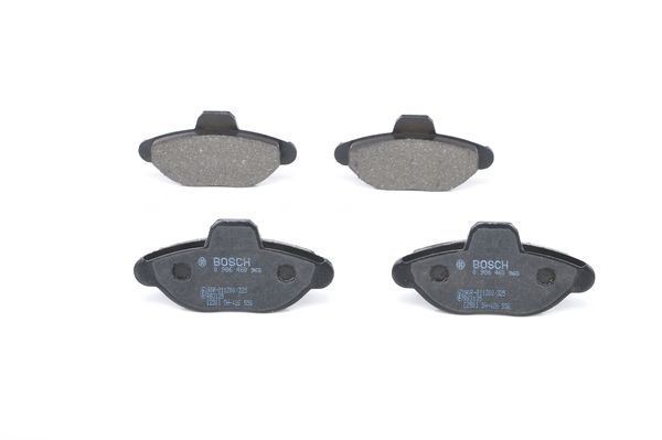 BOSCH Bremsensatz, Scheibenbremse ijf140zos6 Hinterachse Voll 240mm 11mm für FORD LANCIA ALFA ROMEO FIAT