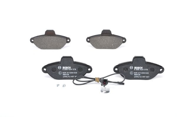 BOSCH Bremsensatz, Scheibenbremse ijf14104z6 Hinterachse Voll 240mm 11mm für FORD FIAT ALFA ROMEO LANCIA