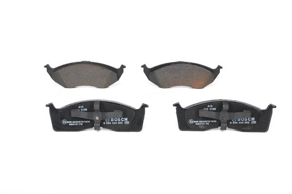BOSCH Bremsensatz, Scheibenbremse ijf1410b80 Vorderachse Innenbelüftet 282mm 24mm für CHRYSLER DODGE