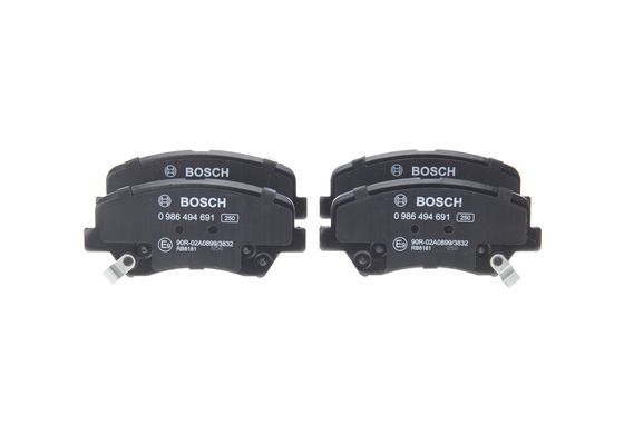 BOSCH Bremsensatz, Scheibenbremse ijf1410jo2 Vorderachse belüftet 280mm 23mm für KIA HYUNDAI