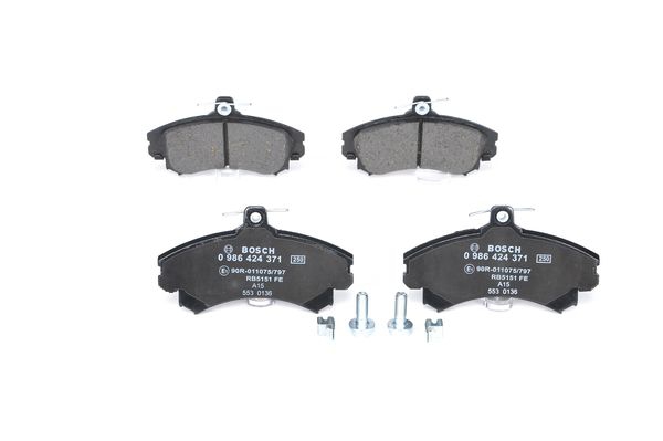 BOSCH Bremsensatz, Scheibenbremse ijf1410lt0 Vorderachse belüftet 256mm 24mm für VOLVO MITSUBISHI KIA MERCEDES-BENZ FORD PROTON