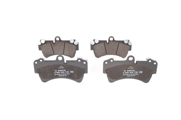 BOSCH Bremsensatz, Scheibenbremse ijf1410nd6 Vorderachse rechts belüftet 350mm 34mm für VW PORSCHE AUDI