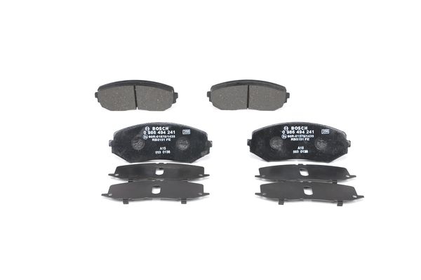 BOSCH Bremsensatz, Scheibenbremse ijf1410ry8 Vorderachse belüftet 294mm 25mm für SUZUKI
