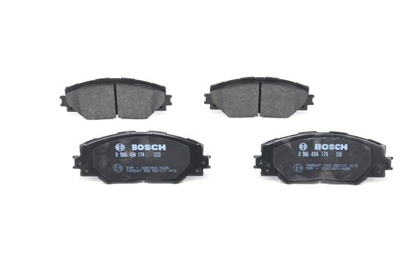 BOSCH Bremsensatz, Scheibenbremse ijf1410vm2 Vorderachse Innenbelüftet 296mm 28mm für TOYOTA LEXUS