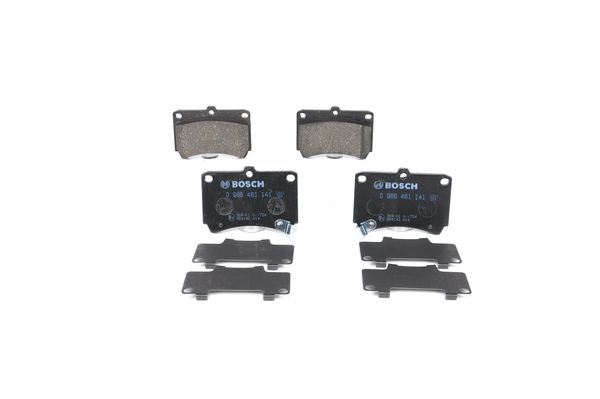 BOSCH Bremsensatz, Scheibenbremse ijf14113u8 Vorderachse belüftet 235mm 22mm für MAZDA KIA