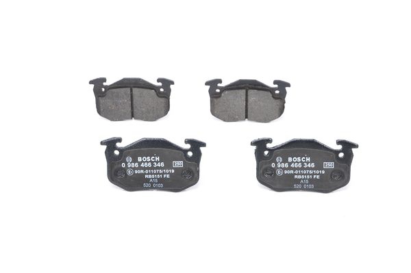 BOSCH Bremsensatz, Scheibenbremse ijf1411ii6 Vorderachse Voll 237mm 11mm für DACIA RENAULT