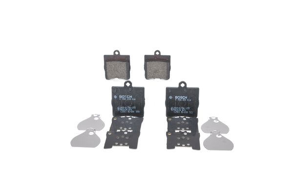 BOSCH Bremsensatz, Scheibenbremse ijf1411oi8 Hinterachse Voll 278mm 9mm für MERCEDES-BENZ CHRYSLER
