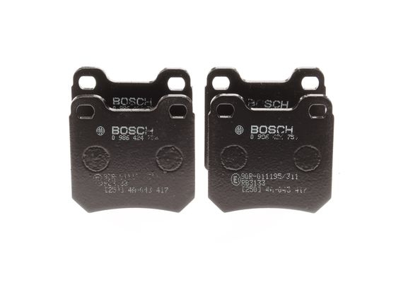 BOSCH Bremsensatz, Scheibenbremse ijf1411up2 Hinterachse Voll 285mm 9mm für OPEL VAUXHALL SAAB SCANIA