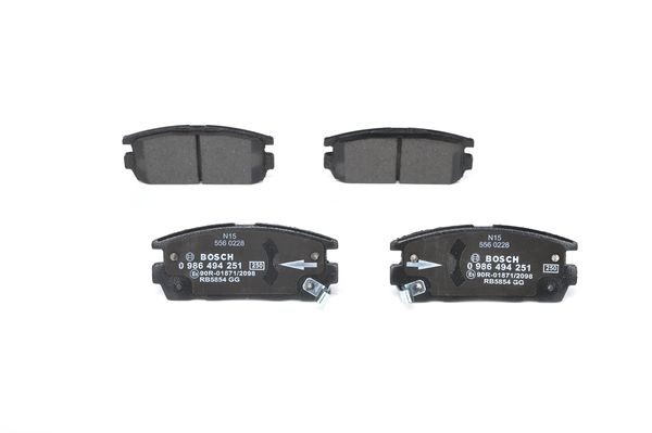 BOSCH Bremsensatz, Scheibenbremse ijf1411wt0 Hinterachse belüftet 303mm 20mm für SAAB OPEL CHRYSLER HOLDEN VAUXHALL CHEVROLET
