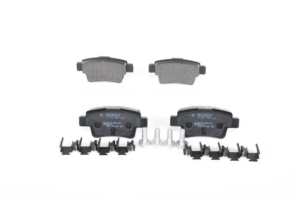 BOSCH Bremsensatz, Scheibenbremse ijf1411y30 Hinterachse Voll 264mm 10mm für OPEL VAUXHALL FIAT ALFA ROMEO