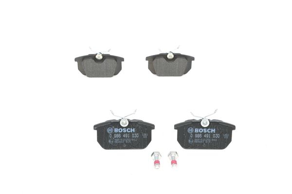 BOSCH Bremsensatz, Scheibenbremse ijf1412lf4 Hinterachse Voll 240mm 11mm für FIAT LANCIA FORD ALFA ROMEO