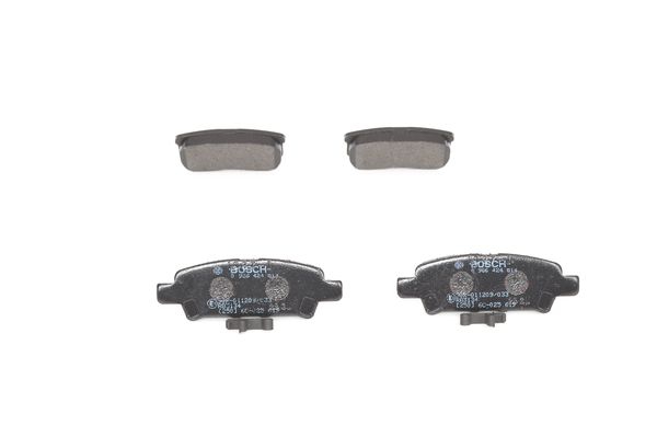 BOSCH Bremsensatz, Scheibenbremse ijf1412or6 Hinterachse Voll 262mm 10mm für CITROËN JEEP CHRYSLER MITSUBISHI DODGE