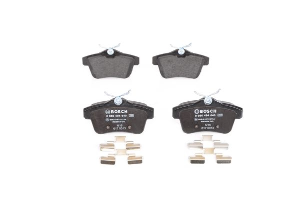 BOSCH Bremsensatz, Scheibenbremse ijf1412tr0 Hinterachse Voll 290mm 12mm für PEUGEOT CITROËN
