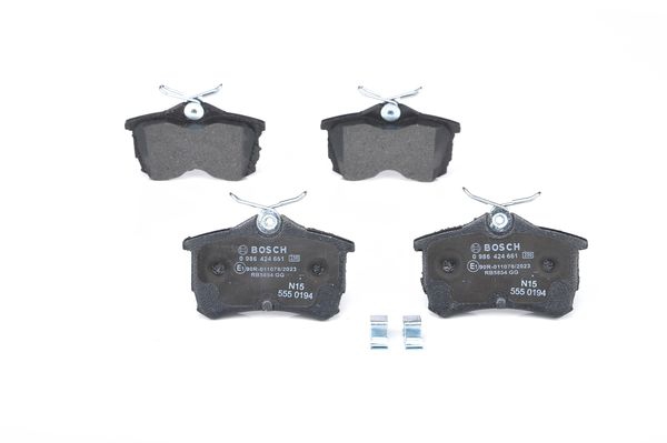 BOSCH Bremsensatz, Scheibenbremse ijf1412v00 Hinterachse Voll 260mm 10mm für HONDA