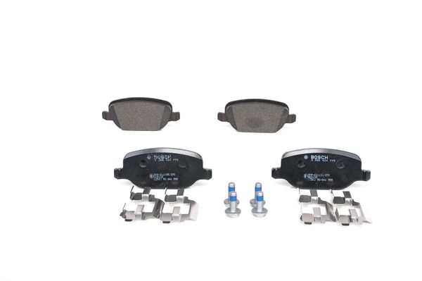 BOSCH Bremsensatz, Scheibenbremse ijf1412xb4 Hinterachse Voll 278mm 12mm für FIAT ALFA ROMEO LANCIA