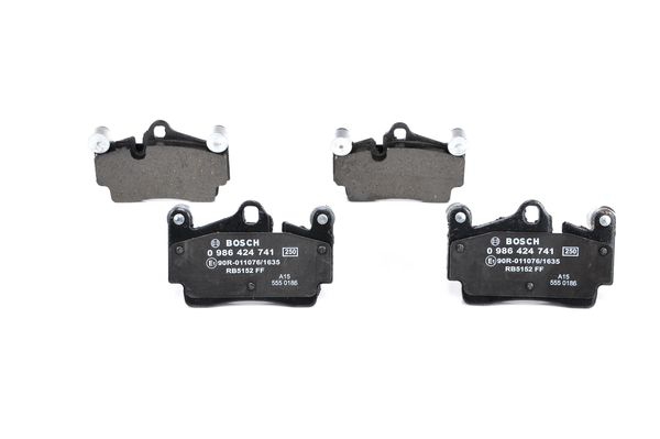 BOSCH Bremsensatz, Scheibenbremse ijf14134d6 Hinterachse belüftet 330mm 28mm für PORSCHE VW AUDI