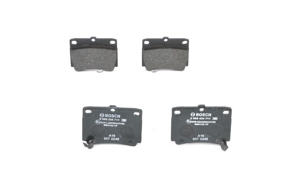 BOSCH Bremsensatz, Scheibenbremse ijf1413io4 Hinterachse Voll 315mm 18mm für MITSUBISHI