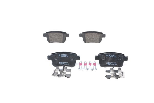 BOSCH Bremsensatz, Scheibenbremse ijf1413ot8 Hinterachse Voll 274mm 11mm für MERCEDES-BENZ RENAULT DACIA