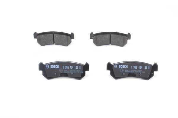 BOSCH Bremsensatz, Scheibenbremse ijf1413pu2 Hinterachse Voll 257mm 10mm für ALFA ROMEO DAEWOO CHRYSLER SUZUKI