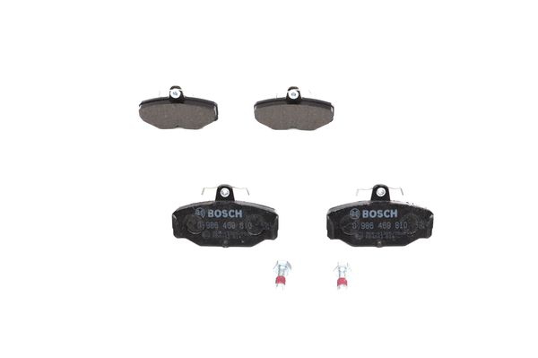 BOSCH Bremsensatz, Scheibenbremse ijf1413sz4 Hinterachse Voll 252mm 10mm für FORD MG