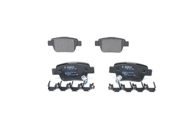 BOSCH Bremsensatz, Scheibenbremse ijf14145f6 Hinterachse Voll 290mm 10mm für TOYOTA