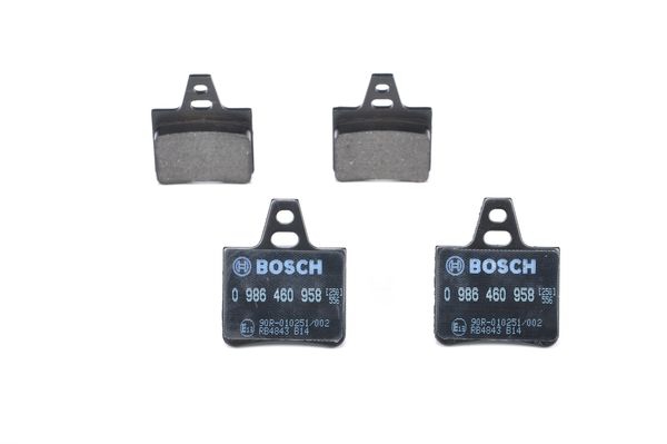 BOSCH Bremsensatz, Scheibenbremse ijf1414f58 Hinterachse Voll 223mm 9mm für PEUGEOT CITROËN