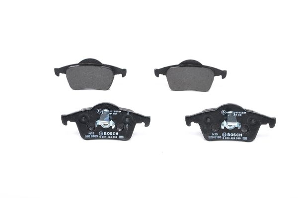 BOSCH ijf1414go4 Hinterachse Voll 295mm 9mm für VOLVO