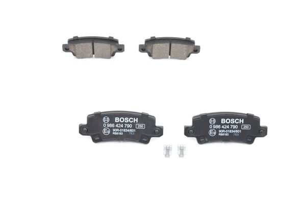 BOSCH Bremsensatz, Scheibenbremse ijf1414mi2 Hinterachse Voll 279mm 9mm für TOYOTA LEXUS