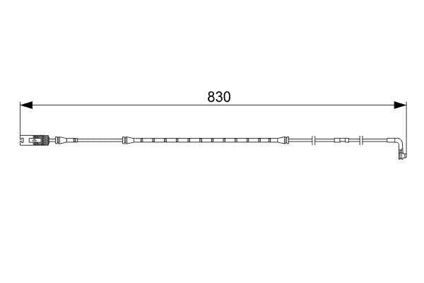 BOSCH Bremsensatz, Scheibenbremse ijg5y0rdt9 Vorderachse belüftet 348mm 30mm für BMW