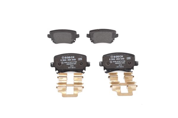 BOSCH Bremsensatz, Scheibenbremse ijg5y0tbq9 Hinterachse belüftet 310mm 22mm für VW AUDI
