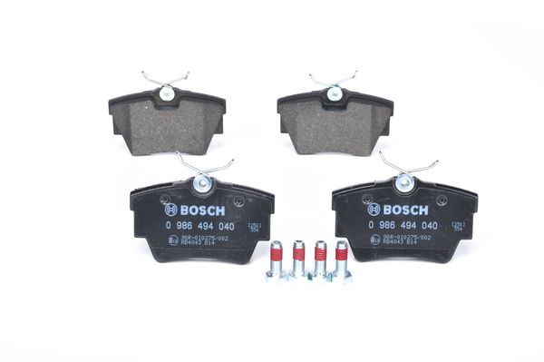 BOSCH Bremsensatz, Scheibenbremse ijg5y0tno5 Hinterachse Voll 280mm 12mm für VAUXHALL OPEL DACIA RENAULT FIAT NISSAN