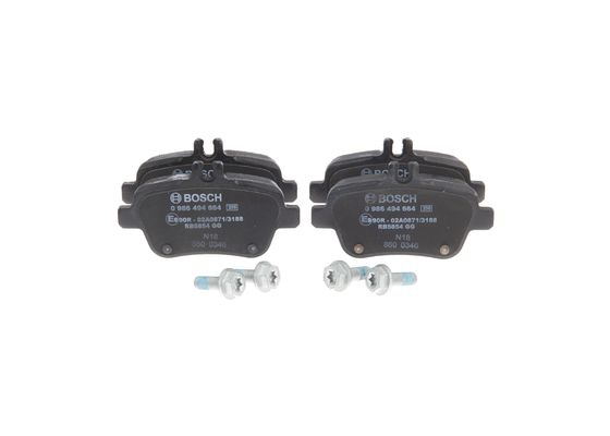 BOSCH Bremsensatz, Scheibenbremse ijg5y0tos1 Hinterachse Voll 276mm 8mm für MERCEDES-BENZ INFINITI