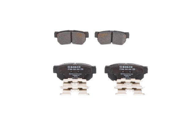 BOSCH Bremsensatz, Scheibenbremse ijg5y0tpg9 Hinterachse Voll 262mm 10mm für HYUNDAI KIA