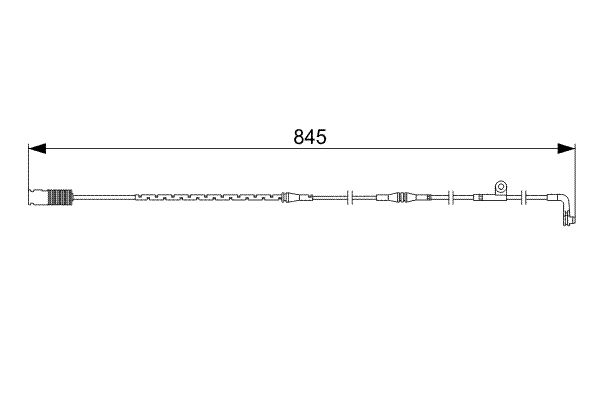 BOSCH Bremsensatz, Scheibenbremse ijg5y0tul3 Hinterachse belüftet 324mm 19mm für BMW